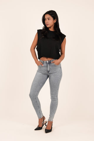 Skinny jeans met stretch blauw - Tori