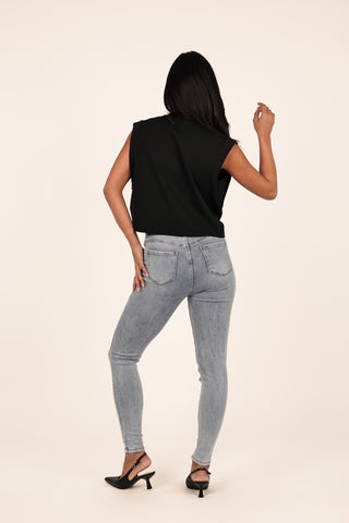 Skinny jeans met stretch blauw - Tori