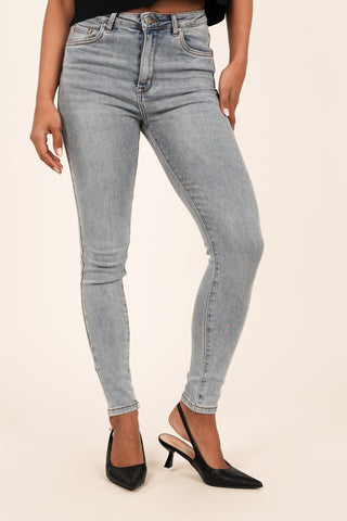 Skinny jeans met stretch blauw - Tori