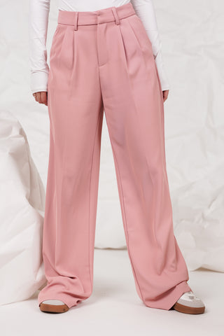 Dames pantalon roze - Laure