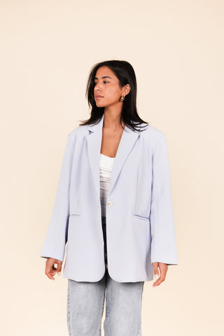 Oversized blazer licht blauw - Billy