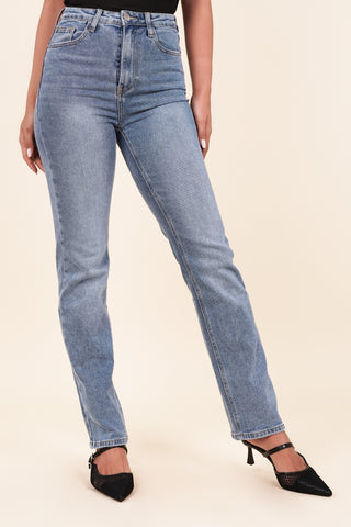 Straight leg jeans blauw - Silvia