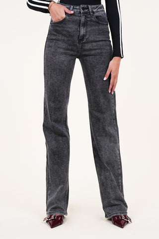 Tall straight leg jeans grijs - Lux